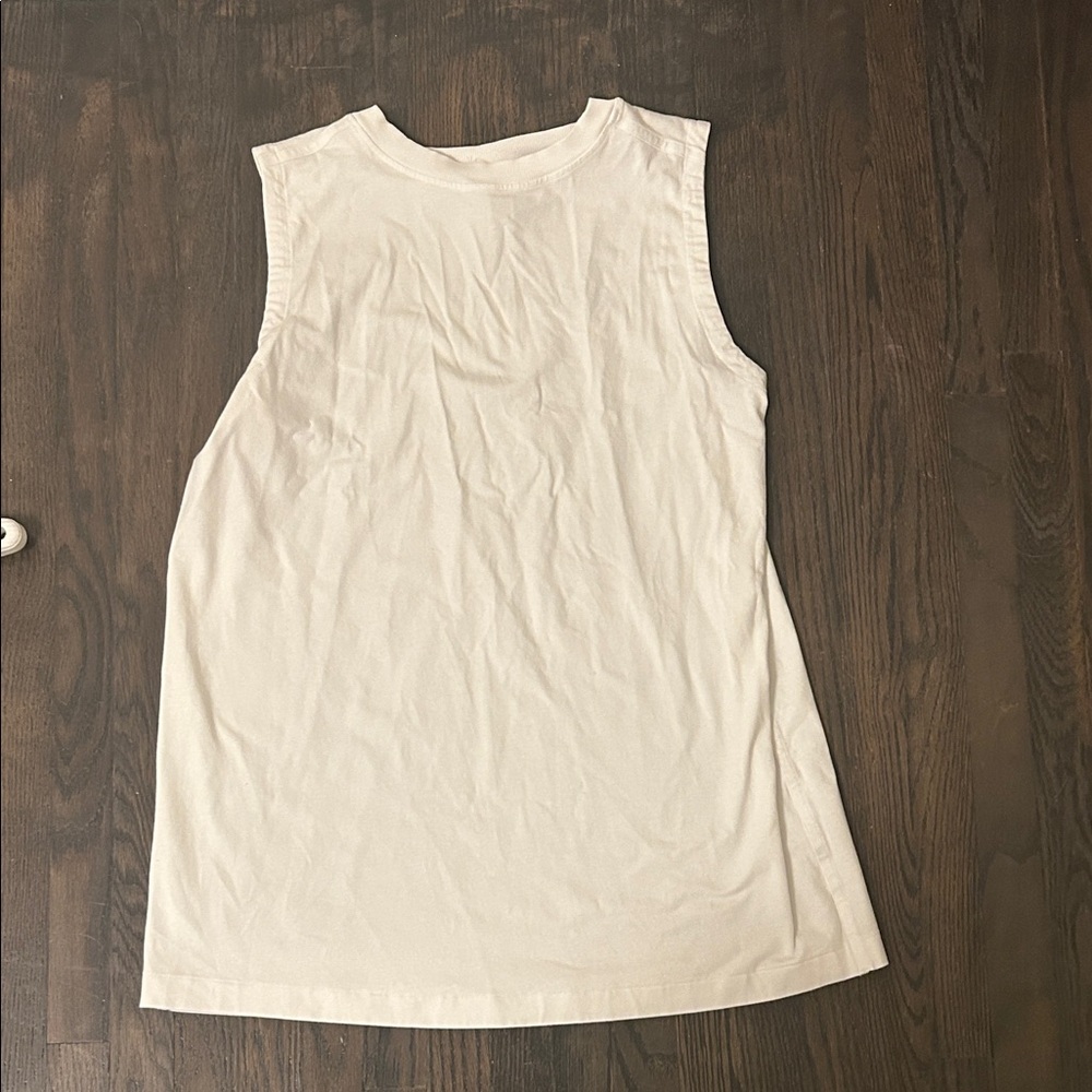 Lululemon Sleeveless Cream Top